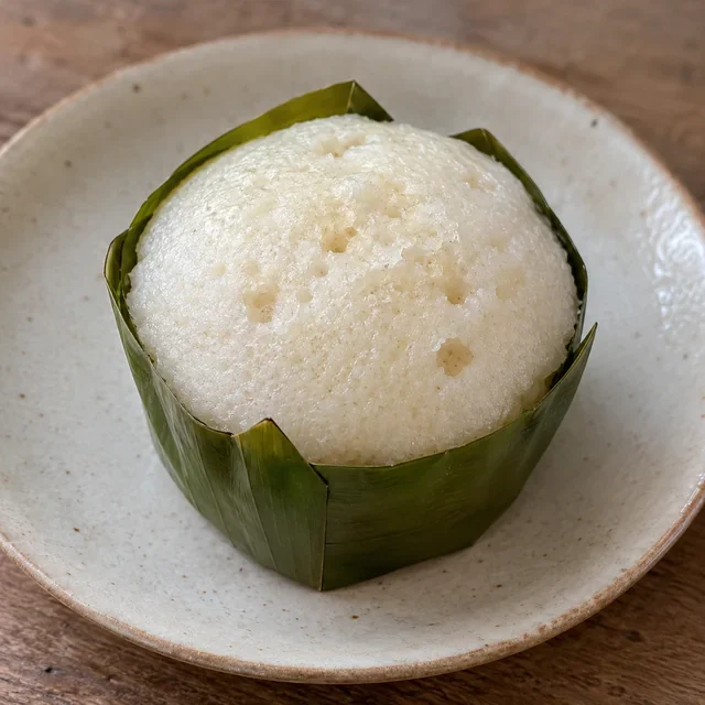 Contoh visual AI: Apem, kue