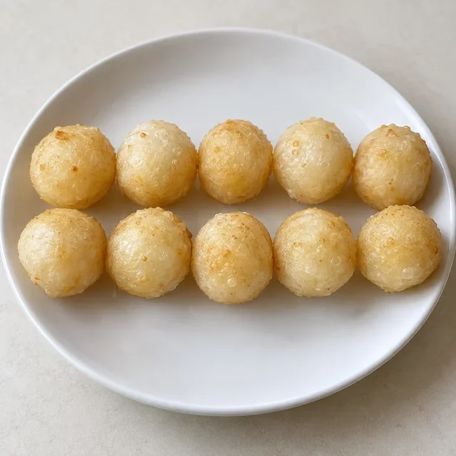Contoh visual AI: Cimol (10 bulatan kecil)