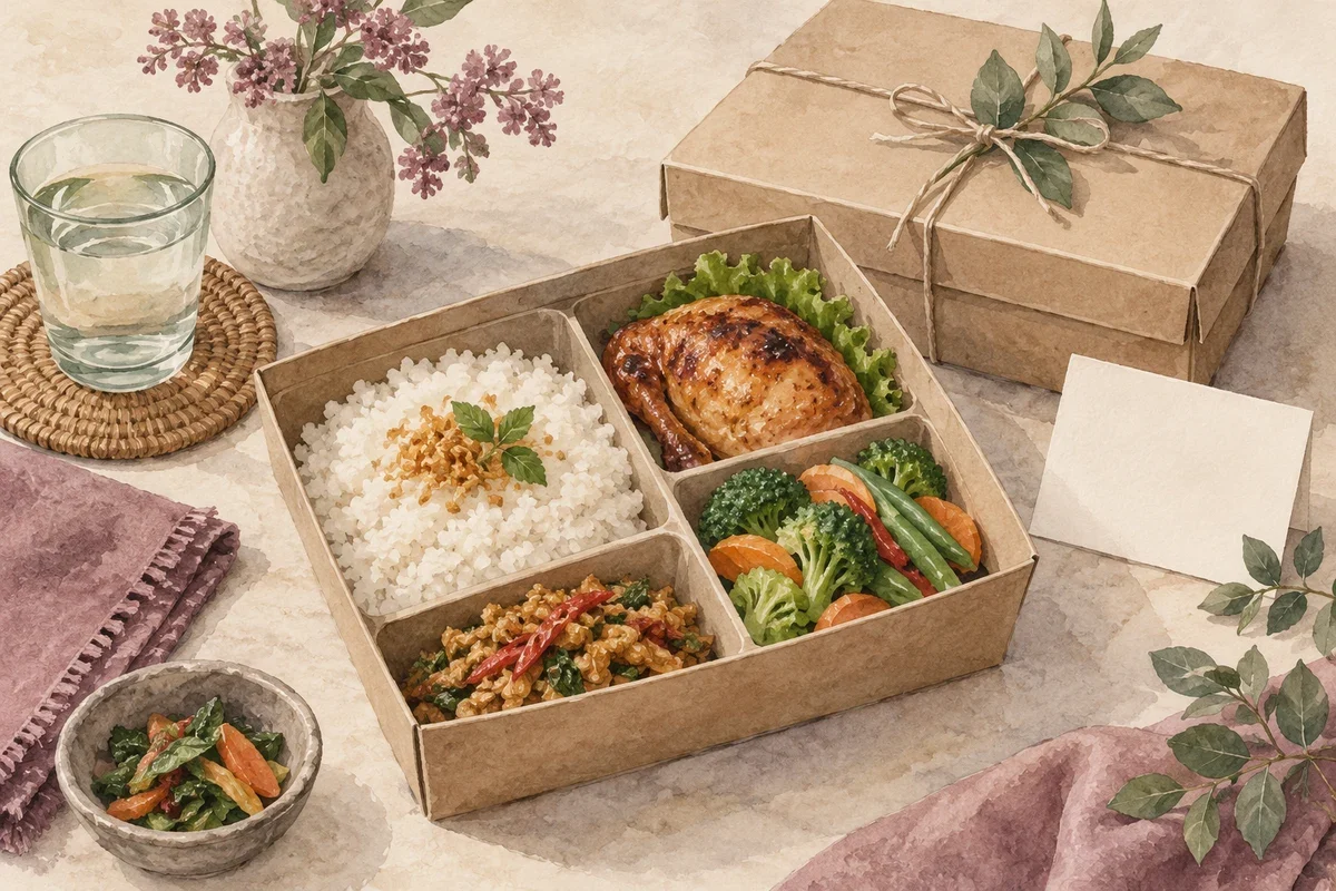Ilustrasi memilih catering diet