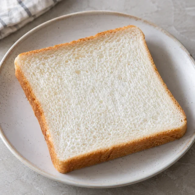 Contoh visual AI: Roti tawar putih