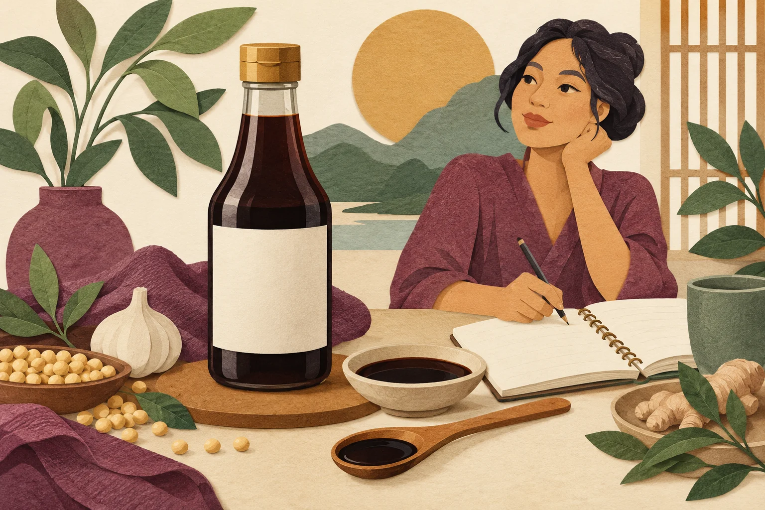 Ilustrasi gula kecap manis per sendok