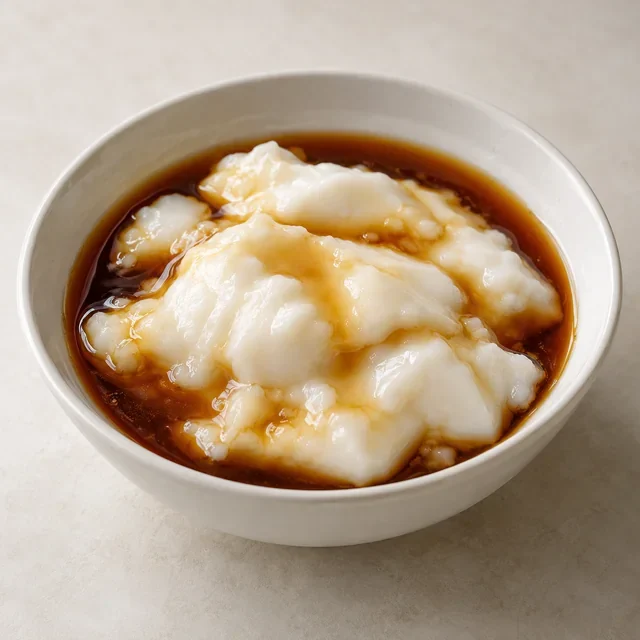 Contoh visual AI: Bubur sumsum gula aren