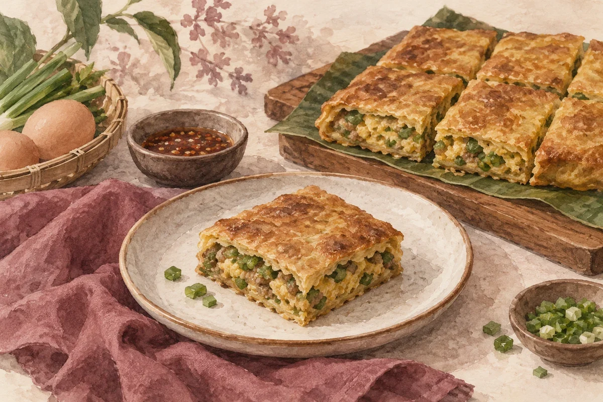 Ilustrasi kalori martabak telur per potong
